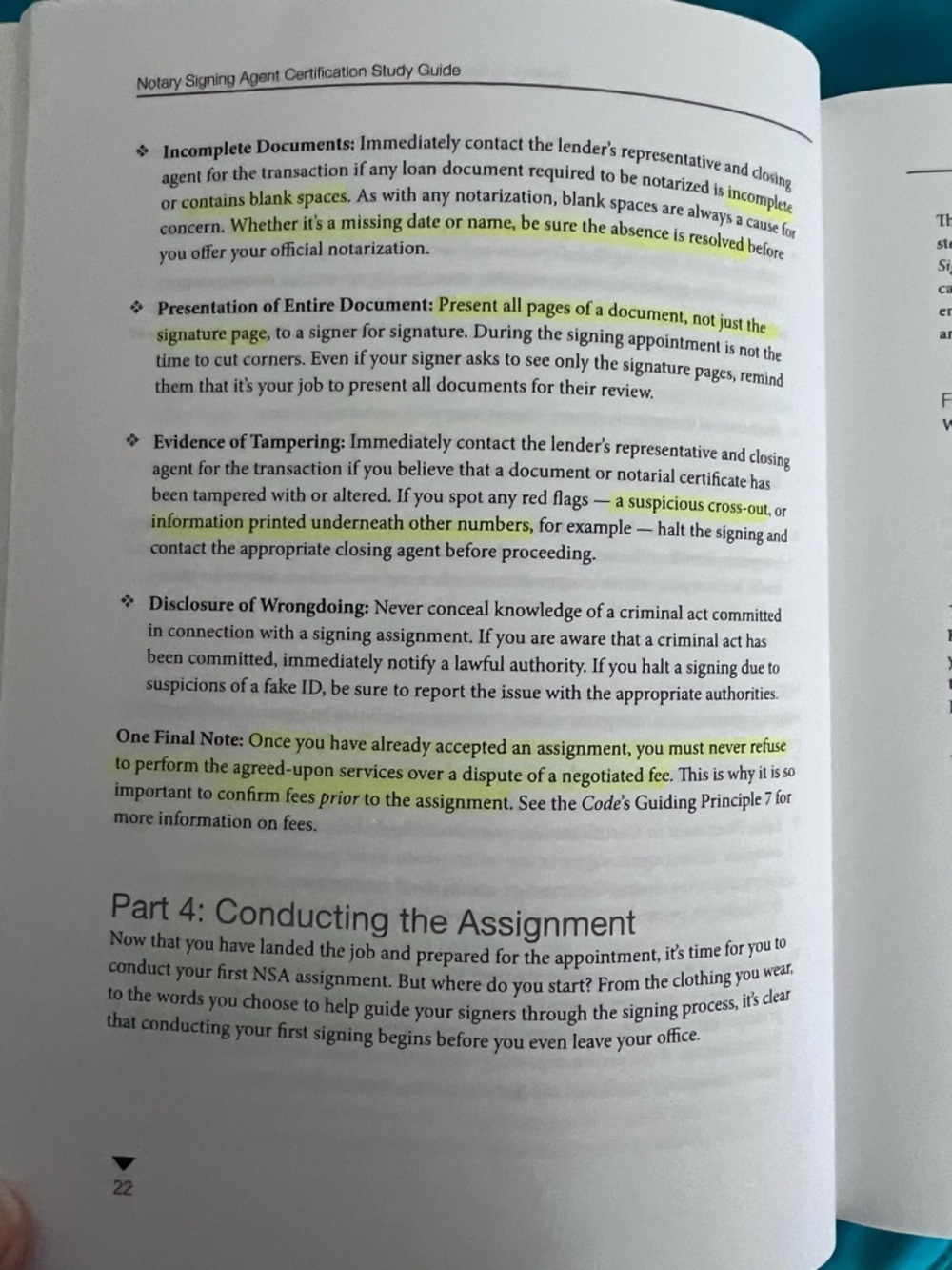 Notary Signing Agent Certification Study Guide - NNA National Notary Assoc. - Picture 9 of 9